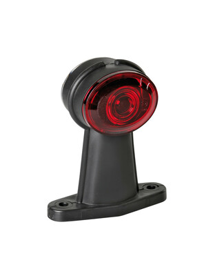 ΦΩΣ ΟΓΚΟΥ ΦΟΡΤΗΓΟΥ ΔΙΠΛΗΣ ΟΨΗΣ  ΜΕ 2 LED 24V ΛΕΥΚΟ/ΚΟΚΚΙΝΟ ΜΕ ΣΤΑΘΕΡΟ ΒΡΑΧΙΟΝΑ ILUMIA UNIVERSAL -1ΤΕΜ.