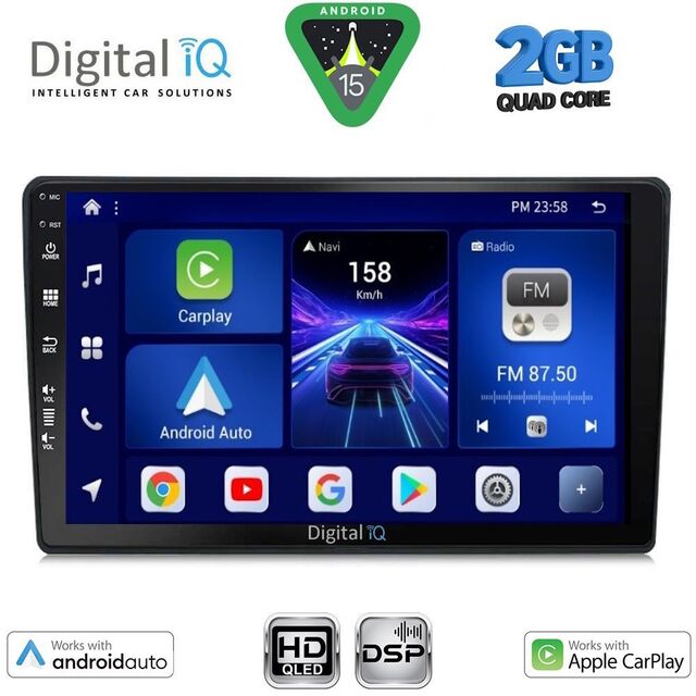 DIGITAL IQ BXC 3020_CPAA (9inc) MULTIMEDIA TABLET for ALFA ROMEO 159 – SPIDER – BRERA mod. 2004-2012