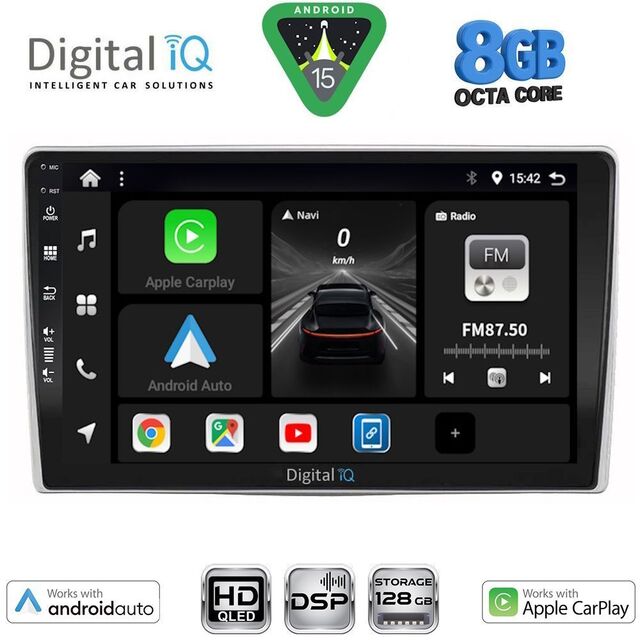DIGITAL IQ BXF 7028_CPAA (9inc) MULTIMEDIA TABLET for ALFA ROMEO MITO mod. 2008-2018