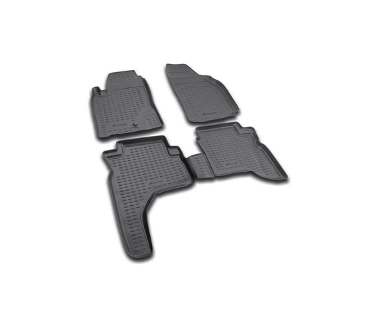 ΠΑΤΑΚΙΑ ΣΕ ΣΚΑΦΗ TPE ΛΑΣΤΙΧΟ ΓΙΑ MITSUBISHI PAJERO SPORT 1997-2008  ΣΕ ΜΑΥΡΟ ΧΡΩΜΑ NOVLINE - 4 ΤΕΜ.