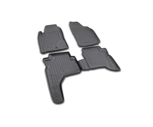 ΠΑΤΑΚΙΑ ΣΕ ΣΚΑΦΗ TPE ΛΑΣΤΙΧΟ ΓΙΑ MITSUBISHI PAJERO SPORT 1997-2008  ΣΕ ΜΑΥΡΟ ΧΡΩΜΑ NOVLINE - 4 ΤΕΜ.