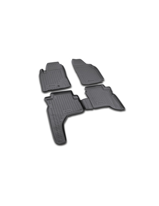 ΠΑΤΑΚΙΑ ΣΕ ΣΚΑΦΗ TPE ΛΑΣΤΙΧΟ ΓΙΑ MITSUBISHI PAJERO SPORT 1997-2008  ΣΕ ΜΑΥΡΟ ΧΡΩΜΑ NOVLINE - 4 ΤΕΜ.