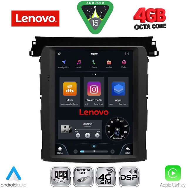 LENOVO SSX 9961_CPA TESLA STYLE for SUBARU FORESTER – IMPREZA – XV mod. 2019-2024