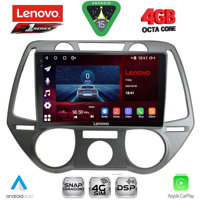 LENOVO SSQ 9228_CPA A/C (9inc) MULTIMEDIA TABLET for HYUNDAI i20 mod. 2008-2012