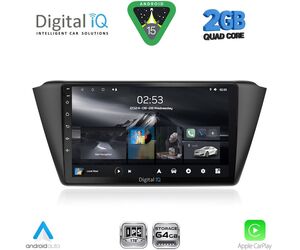 DIGITAL IQ RSD 1582_CPA (9inc) MULTIMEDIA TABLET for SKODA FABIA mod. 2015-2022