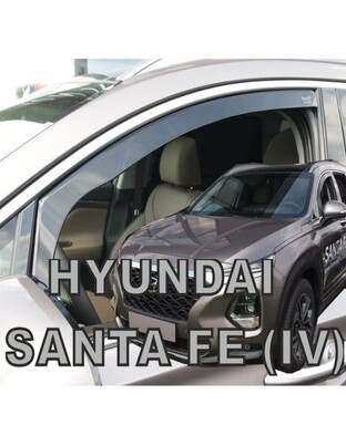 ΑΝΕΜΟΘΡΑΥΣΤΕΣ ΓΙΑ HYUNDAI SANTA FE IV 5D 2018+ ΖΕΥΓΑΡΙ ΑΠΟ ΕΥΚΑΜΠΤΟ ΦΙΜΕ ΠΛΑΣΤΙΚΟ HEKO - 2 ΤΕΜ.