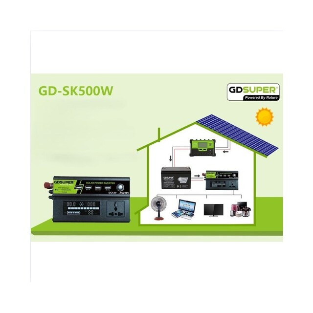 ΜΕΤΑΤΡΟΠΕΑΣ ΡΕΥΜΑΤΟΣ 500W PLUG-IN GD-SK500W