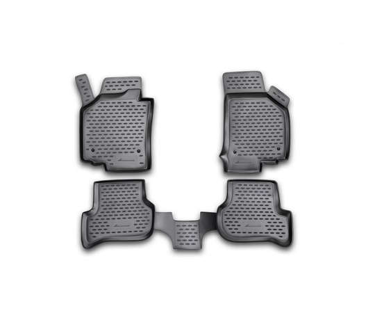 ΠΑΤΑΚΙΑ ΣΕ ΣΚΑΦΗ TPE ΛΑΣΤΙΧΟ ΓΙΑ SEAT LEON 2005-2013  ΣΕ ΜΑΥΡΟ ΧΡΩΜΑ NOVLINE - 4 ΤΕΜ.