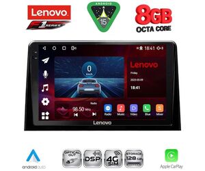 LENOVO SSR 10082_CPA (10inc) MULTIMEDIA TABLET for CITROEN BERLINGO – OPEL COMBO – PEUGEOT PARTNER – TOYOTA PROACE mod. 2018-2026 - FIAT DOBLO mod. 2022-2026