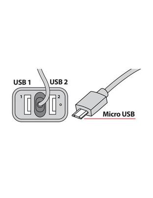 ΑΝΤΑΠΤΟΡΑΣ ΑΝΑΠΤΗΡΑ 12/24V ΜΕ 2 USB ΚΑΙ ΚΑΛΩΔΙΟ ΦΟΡΤΙΣΗΣ MICRO USB