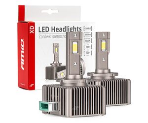 Amio - ΛΑΜΠΕΣ LED D3S 9>16V 70W 6.500K 8600lm (ΜΕ ΨΥΚΤΡΑ) XD SERIES - 2 ΤΕΜ. (03312/AM)