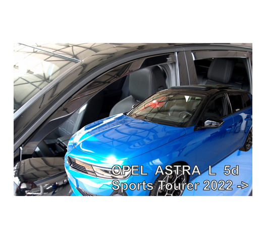 ΑΝΕΜΟΘΡΑΥΣΤΕΣ ΓΙΑ OPEL ASTRA L 5D SPORTS TOURER ESTATE 2022+? ΣΕΤ ΑΥΤΟΚΙΝΗΤΟΥ ΑΠΟ ΕΥΚΑΜΠΤΟ ΦΙΜΕ ΠΛΑΣΤΙΚΟ HEKO - 4 ΤΕΜ.