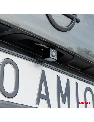 Amio - ΚΑΜΕΡΑ ΟΠΙΣΘΟΠΟΡΕΙΑΣ 12V LED ME NYΧΤΕΡΙΝΗ ΛΗΨΗ ΚΑΙ ΤΕΤΡΑΓΩΝΗ ΡΥΘΜΙΣΗ ΚΛΙΣΗΣ HD-315 - 1 TEM. (03529/AM)
