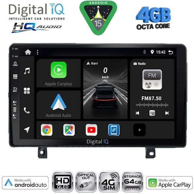 DIGITAL IQ BXK 19485_CPAA (9inc) MULTIMEDIA TABLET for OPEL ASTRA H mod.2004-2010