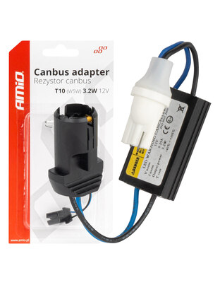 Amio - ΑΝΤΙΣΤΑΣΗ ΓΙΑ ΛΑΜΠΑΚΙΑ LED T10 W5W 12V 3.2W - 1 τεμ. (04087/AM)