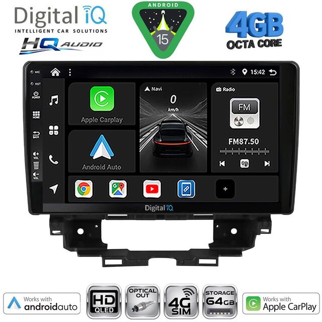 DIGITAL IQ BXK 19557_CPAA (10inc) MULTIMEDIA TABLET for RENAULT KANGOO mod. 2021+