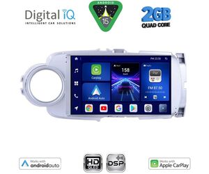 DIGITAL IQ BXC 3737SL_CPAA (9inc) MULTIMEDIA TABLET for TOYOTA YARIS mod. 2011-2015 (SILVER)