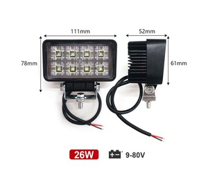 RCHANG LED ΠΡΟΒΟΛΕΑΣ ΕΡΓΑΣΙΑΣ 26W W18437-12