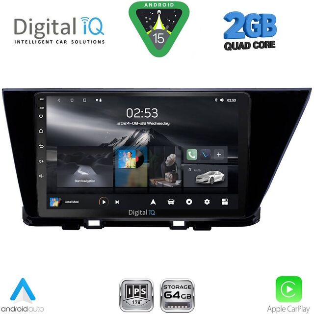 DIGITAL IQ RSD 1305_CPA (9inc) MULTIMEDIA TABLET for KIA NIRO mod. 2017-2021