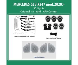 DIQ AMBIENT 8176 GLB E - BENZ GLB (X247) (Digital iQ Ambient Light for Mercedes GLB mod. 2020> with 35 Lights)