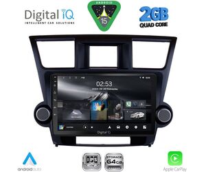 DIGITAL IQ RSD 1719_CPA (10inc) MULTIMEDIA TABLET for TOYOTA HIGHLANDER mod. 2008-2015