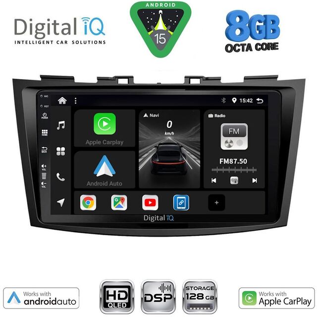 DIGITAL IQ BXF 18685_CPAA (9inc) MULTIMEDIA TABLET for SUZUKI SWIFT mod. 2011-2016