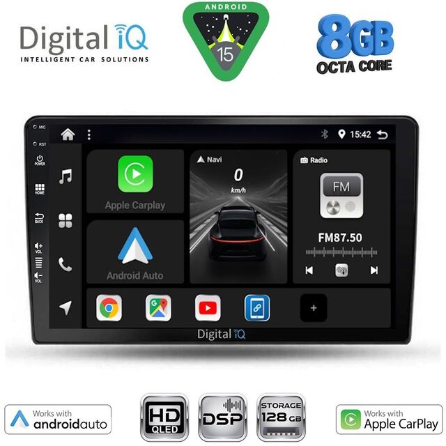 DIGITAL IQ BXF 18711A_CPAA (9inc) MULTIMEDIA TABLET for TOYOTA COROLLA VERSO mod. 2000-2004