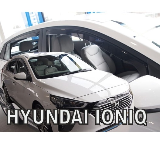 ΑΝΕΜΟΘΡΑΥΣΤΕΣ ΓΙΑ HYUNDAI IONIQ 5D 2016+  ΣΕΤ ΑΥΤΟΚΙΝΗΤΟΥ ΑΠΟ ΕΥΚΑΜΠΤΟ ΦΙΜΕ ΠΛΑΣΤΙΚΟ HEKO - 4 ΤΕΜ.