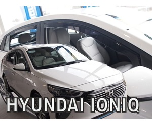 ΑΝΕΜΟΘΡΑΥΣΤΕΣ ΓΙΑ HYUNDAI IONIQ 5D 2016+  ΣΕΤ ΑΥΤΟΚΙΝΗΤΟΥ ΑΠΟ ΕΥΚΑΜΠΤΟ ΦΙΜΕ ΠΛΑΣΤΙΚΟ HEKO - 4 ΤΕΜ.
