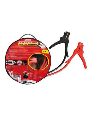 Καλώδια Φορτισης 300CM 400AMP 12V με φως LED