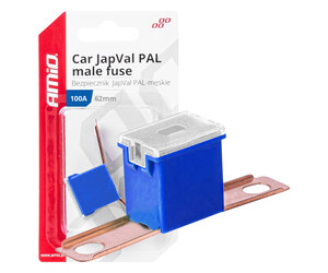 Amio - ΑΣΦΑΛΕΙΑ JapVal PAL ΑΡΣΕΝΙΚΗ 62mm 100A ΣΕ ΜΠΛΕ ΧΡΩΜΑ - 1 Τεμ. (03433/AM)