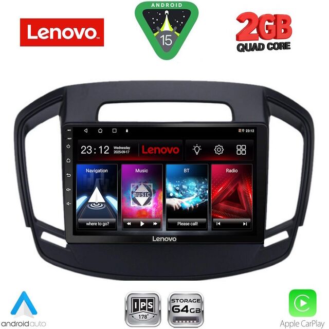 LENOVO LVD 2492_CPA (9inc) MULTIMEDIA TABLET for OPEL INSIGNIA  mod. 2014-2017