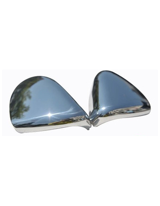 ΚΑΠΑΚΙΑ ΚΑΘΡΕΠΤΩΝ ΓΙΑ VW GOLF 6 3/5D/SW 2010-2013/ VW TOURAN MPV 2010+ ΧΡΩΜΙΟΥ 2 ΤΕΜ. ΜΕΤΑΛΛΙΚΑ