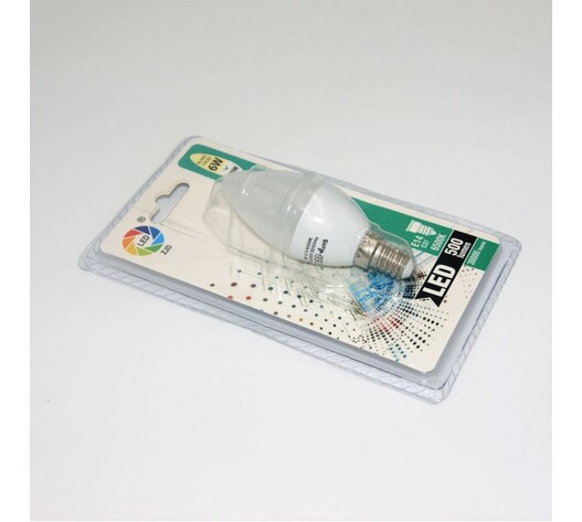 LED ΛΑΜΠΑ E14 C37 6W 500Lm 6500K LI-LA-6541