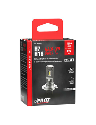 Lampa - LED Λάμπα Αυτοκινήτου Halo Venus Series H7 / H18 12V 13W Quick-Fit – Υψηλής Φωτεινότητας, Fanless Technology - 1 τεμ. (L5767.0)