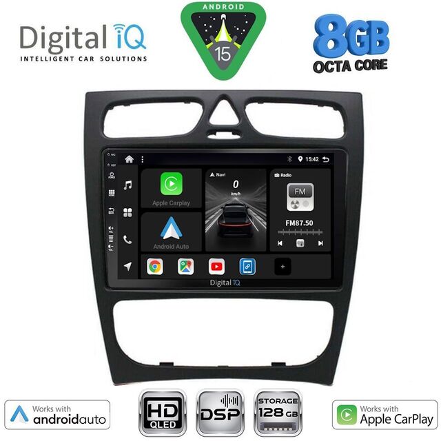 DIGITAL IQ BXF 18402_CPAA (9inc) MULTIMEDIA TABLET for MERCEDES C (W203) mod. 1999-2004