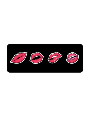 ΚΑΛΥΜΜΑ ΤΙΜΟΝΙΟΥ SKIN-COVER LIPS-LABBRA (ΧΕΙΛΗ) 35/37cm (S) ΜΑΥΡΟ ΕΛΑΣΤΙΚΟ ΠΟΛΥΕΣΤΕΡΙΚΟ 2mm ΠΑΧΟΣ