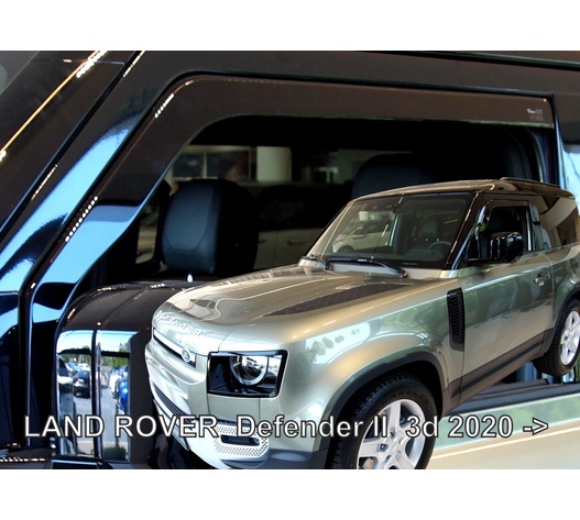 ΑΝΕΜΟΘΡΑΥΣΤΕΣ ΓΙΑ LAND ROVER DEFENDER 3D 2020+? ΖΕΥΓΑΡΙ ΑΠΟ ΕΥΚΑΜΠΤΟ ΦΙΜΕ ΠΛΑΣΤΙΚΟ HEKO - 2 ΤΕΜ.