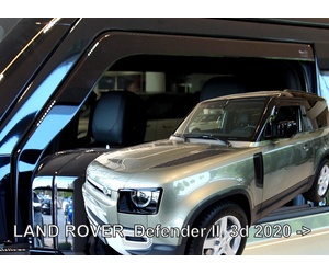 ΑΝΕΜΟΘΡΑΥΣΤΕΣ ΓΙΑ LAND ROVER DEFENDER 3D 2020+? ΖΕΥΓΑΡΙ ΑΠΟ ΕΥΚΑΜΠΤΟ ΦΙΜΕ ΠΛΑΣΤΙΚΟ HEKO - 2 ΤΕΜ.