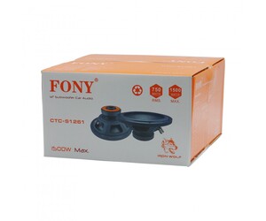SUBWOOFER ΑΥΤΟΚΙΝΗΤΟΥ 12'' FONY CTC-S1261