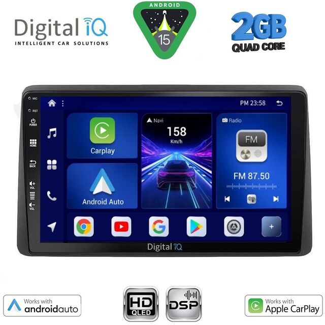DIGITAL IQ BXC 3453_CPAA (10inc) MULTIMEDIA TABLET for NISSAN JUKE mod. 2021-2026