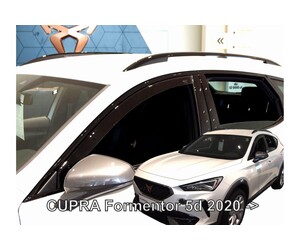 ΑΝΕΜΟΘΡΑΥΣΤΕΣ ΓΙΑ MERCEDES EQC N293 5D 2019+ / CUPRA FORMENTOR 5D 2020+ ΑΥΤΟΚΙΝΗΤΟΥ ΑΠΟ ΕΥΚΑΜΠΤΟ ΦΙΜΕ ΠΛΑΣΤΙΚΟ HEKO - 2 ΤΕΜ.