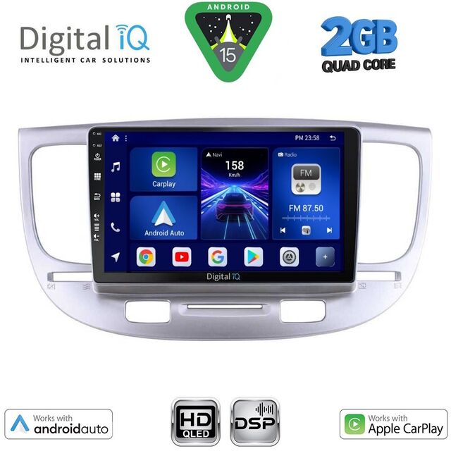 DIGITAL IQ BXC 3313_CPAA (9inc) MULTIMEDIA TABLET for KIA RIO mod. 2005-2011