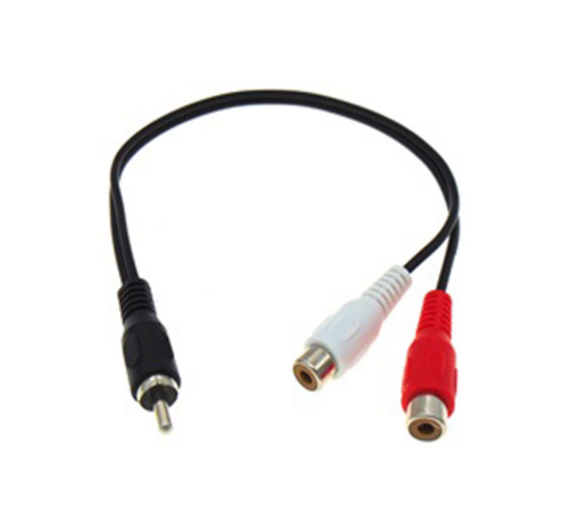 ΚΑΛΩΔΙΟ ΗΧΟΥ 1 RCA MALE ΣΕ 2 RCA FEMALE 8212