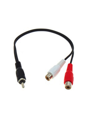 ΚΑΛΩΔΙΟ ΗΧΟΥ 1 RCA MALE ΣΕ 2 RCA FEMALE 8212