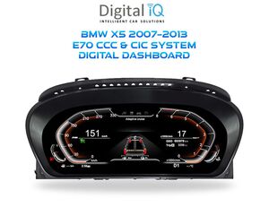 DIGITAL IQ DGU 976_DC (12.3in) DIGITAL CLUSTER for BMW X5 (E70) - X6 (E71) mod. 2007-2013 with CCC-CIC