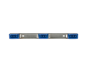 ΜΕΤΑΛΛΙΚΗ ΜΠΑΡΑ ΜΕ 3 ΦΩΤΑ LED 24V