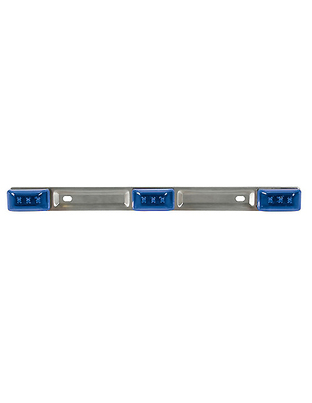 ΜΕΤΑΛΛΙΚΗ ΜΠΑΡΑ ΜΕ 3 ΦΩΤΑ LED 24V