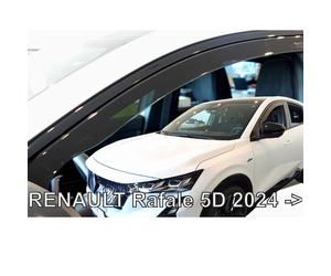 ΑΝΕΜΟΘΡΑΥΣΤΕΣ ΓΙΑ RENAULT RAFALE 5D 2024+ ΖΕΥΓΑΡΙ ΑΠΟ ΕΥΚΑΜΠΤΟ ΦΙΜΕ ΠΛΑΣΤΙΚΟ HEKO - 2 ΤΕΜ