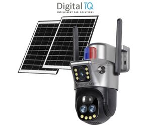 DIGITAL IQ ROBOCAM CS3U SECURITY CAMERA (PTZ, 4G, DUAL SOLAR PANEL, 8MP, 10X)